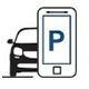 parkeringsövervakning ikon